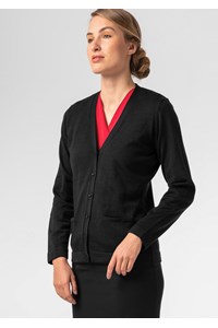 Alberta Button Cardigan - black