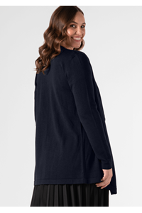 Victoria Drape Cardigan - french navy