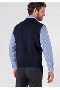 Ontario V-Neck Vest - navy