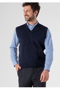 Ontario V-Neck Vest - navy