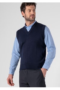 Ontario V-Neck Vest - navy