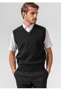 Ontario V-Neck Vest - black