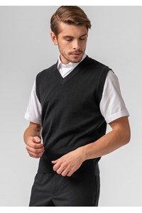 Ontario V-Neck Vest - black