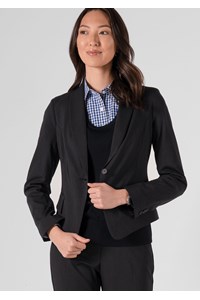 Merino Women's Scoop Neck Vest - navy