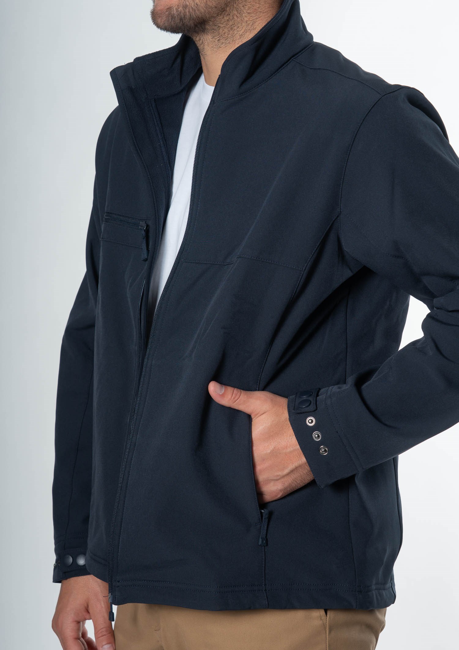 Everest Men's Soft Shell Jacket - navy