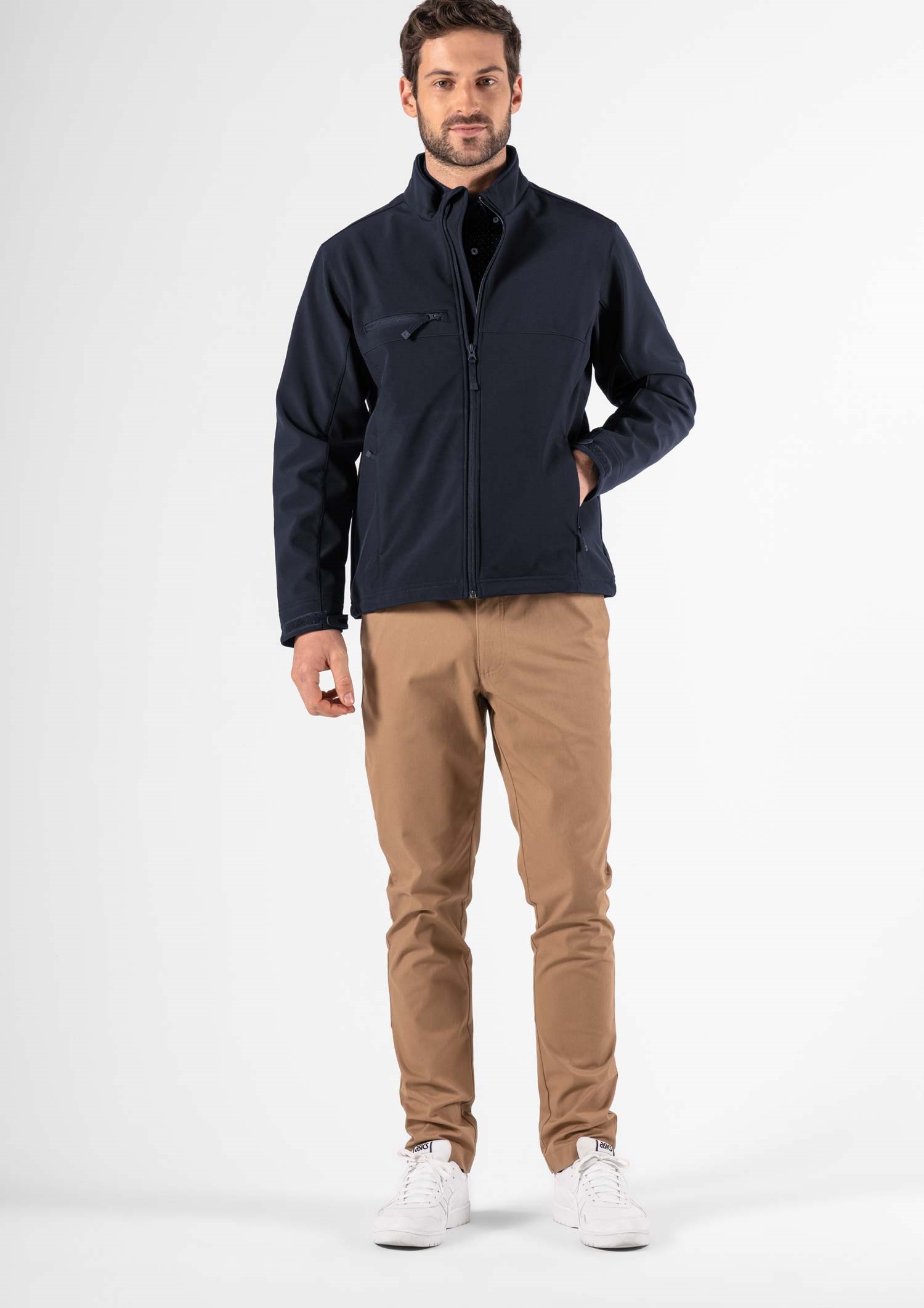 Everest Men's Soft Shell Jacket - navy