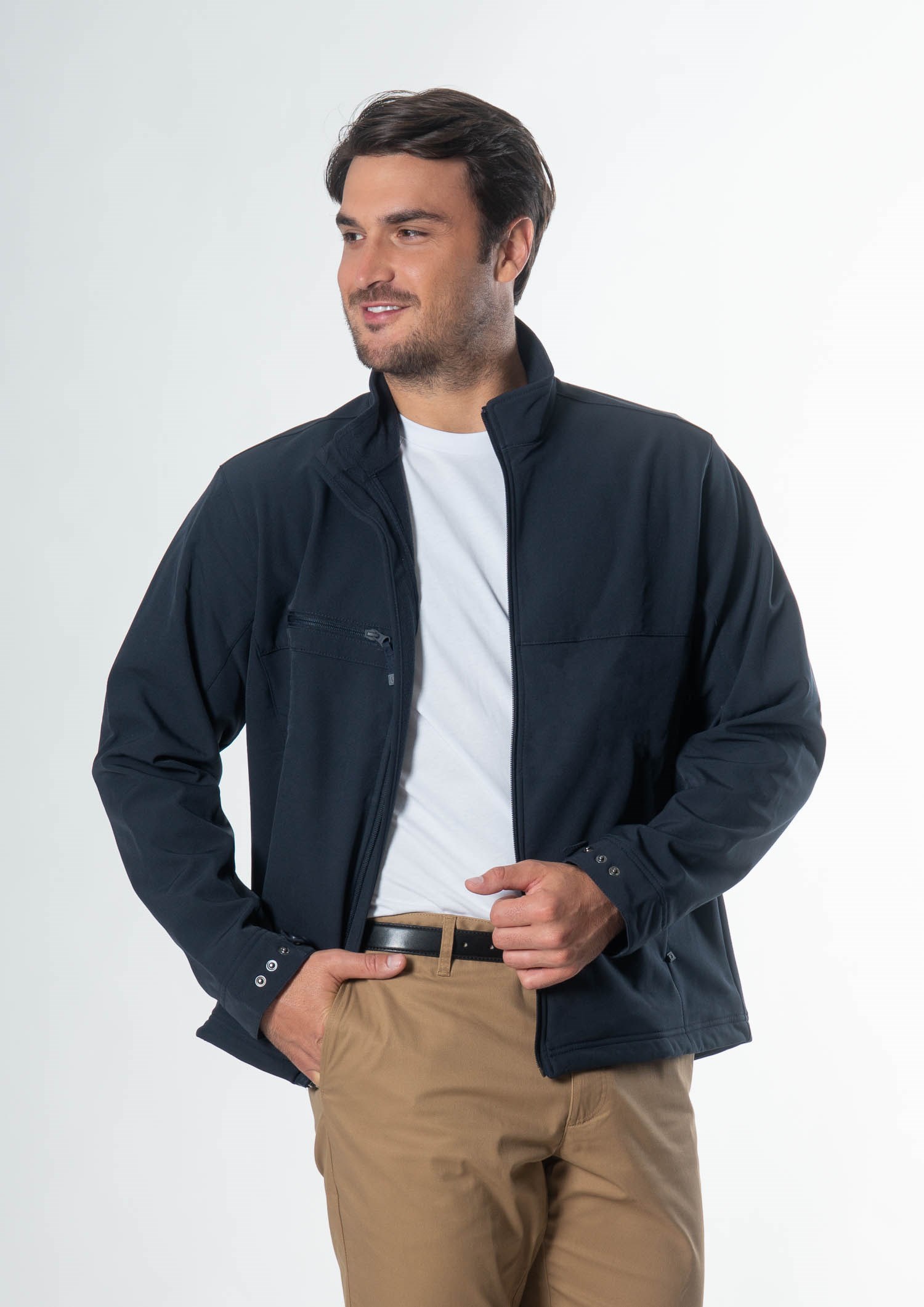 Everest Men's Soft Shell Jacket - navy