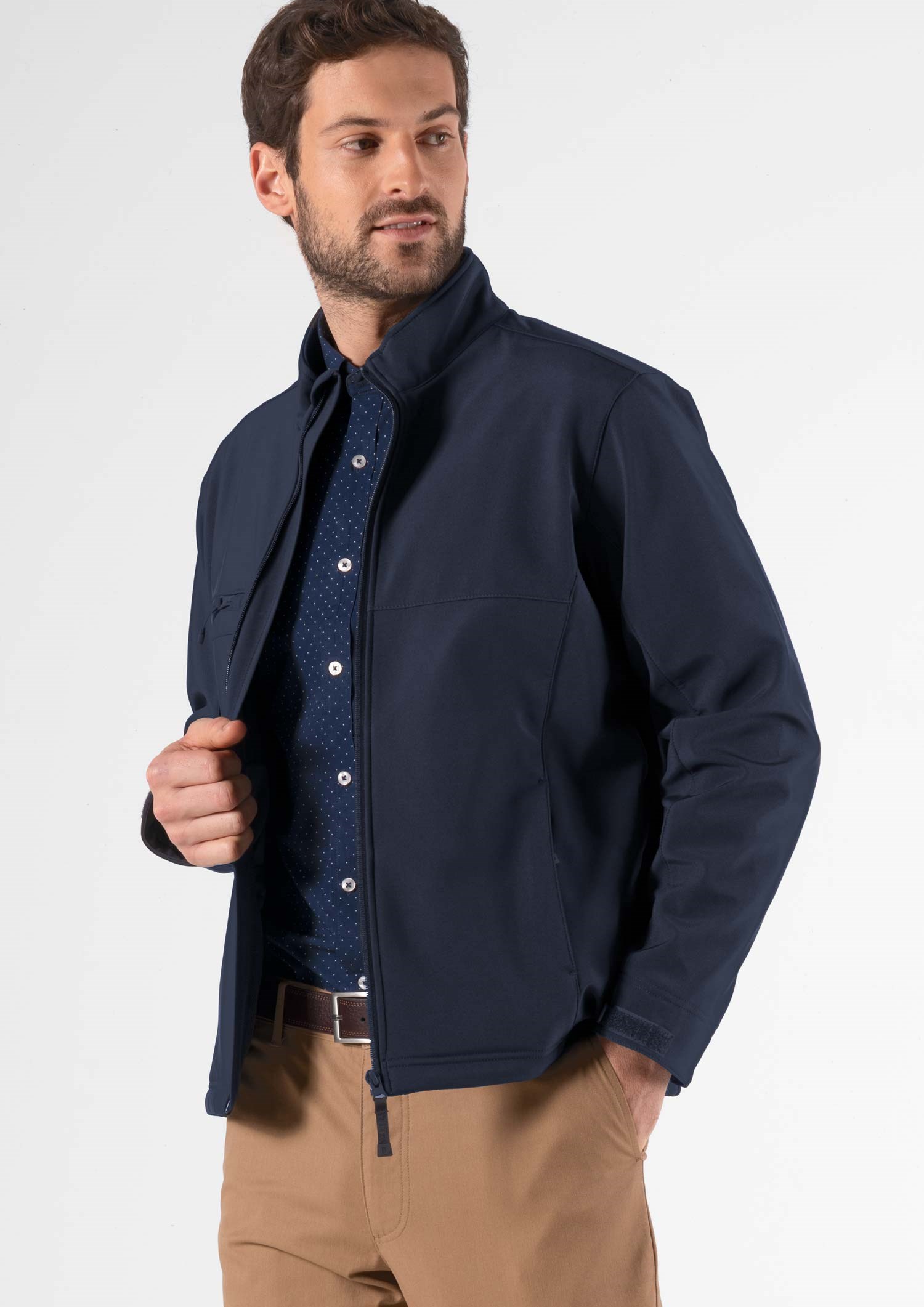 Everest Men's Soft Shell Jacket - navy