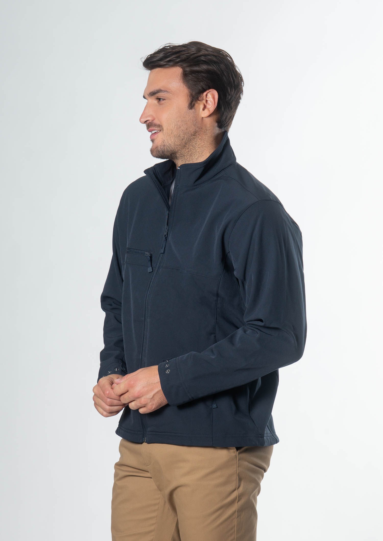 Everest Men's Soft Shell Jacket - navy