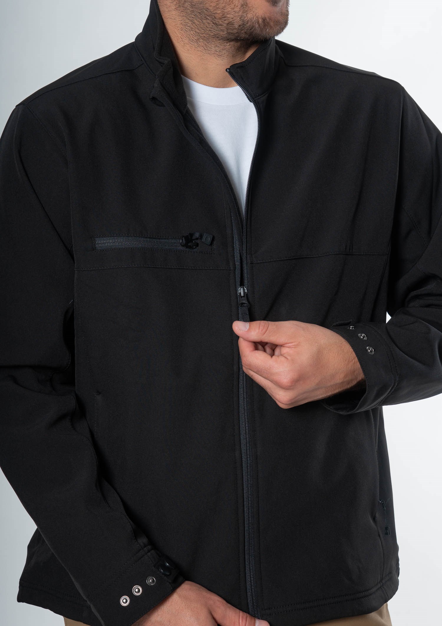 Everest Men's Soft Shell Jacket - black