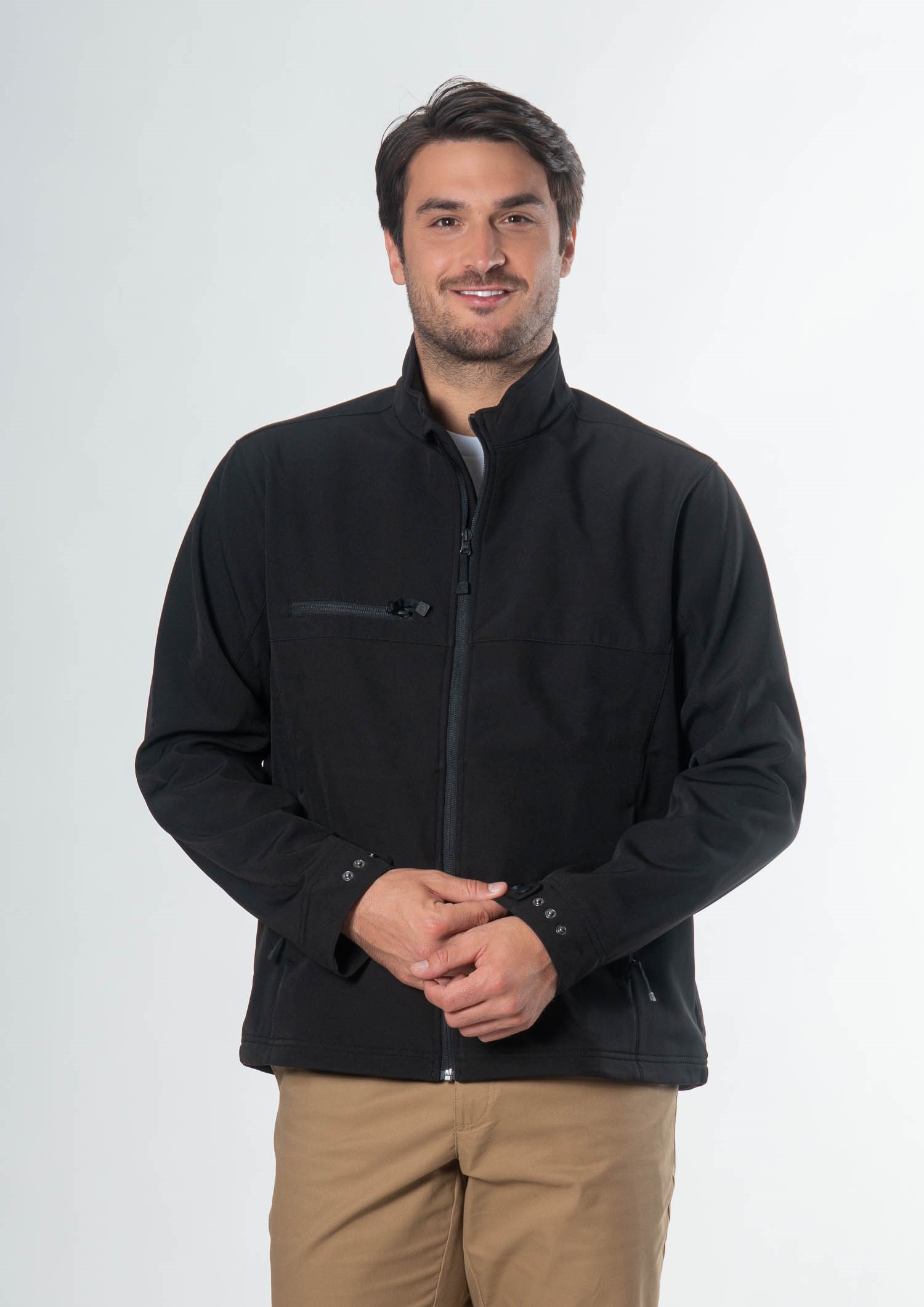 Everest Men's Soft Shell Jacket - black