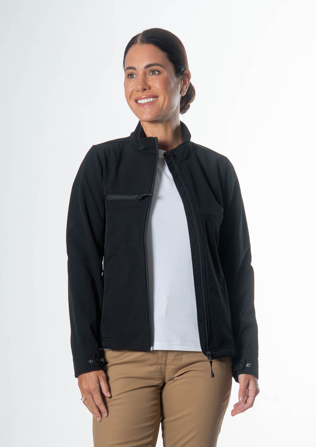 Everest Women's Soft Shell Jacket - black