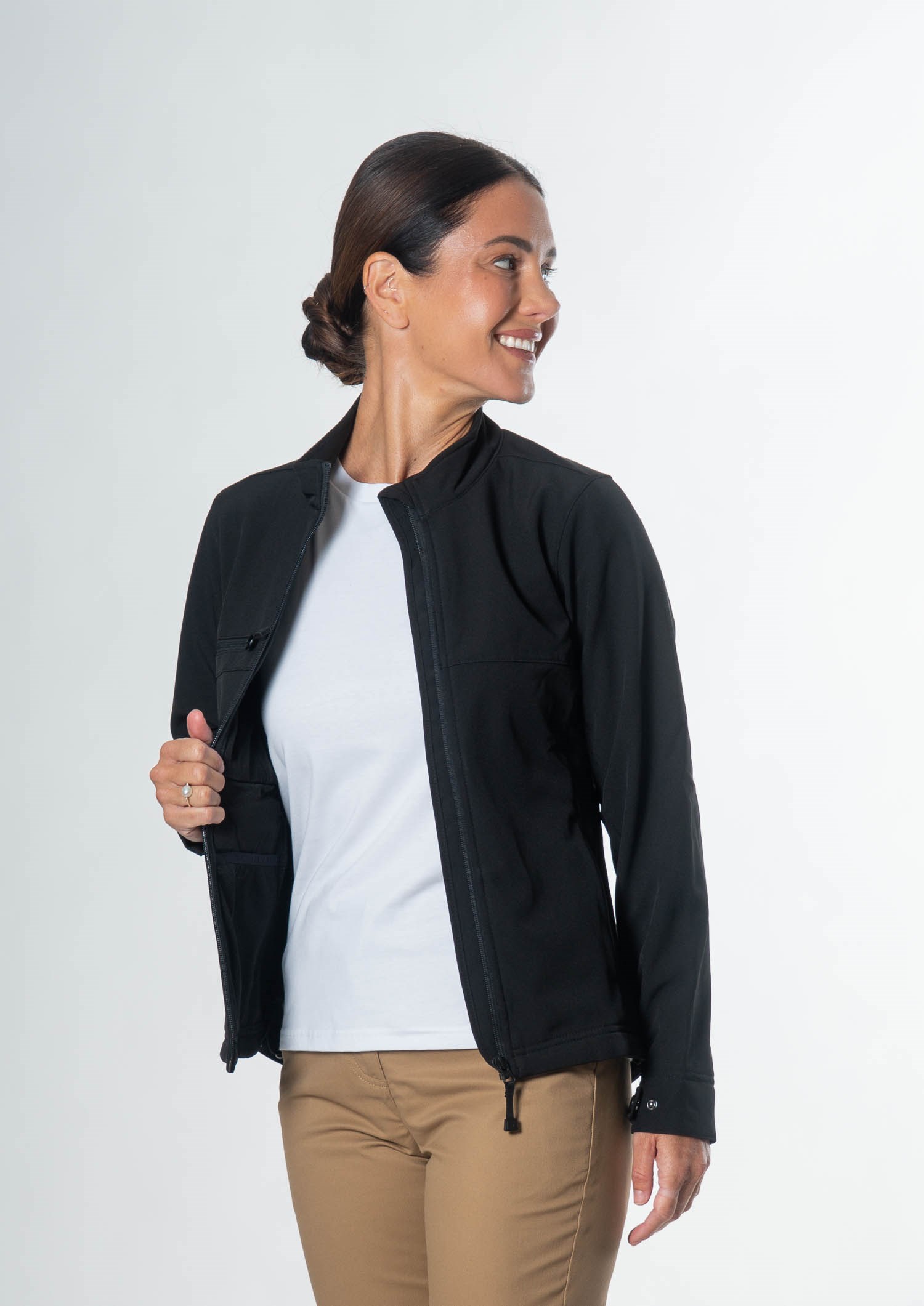 Everest Women's Soft Shell Jacket - black