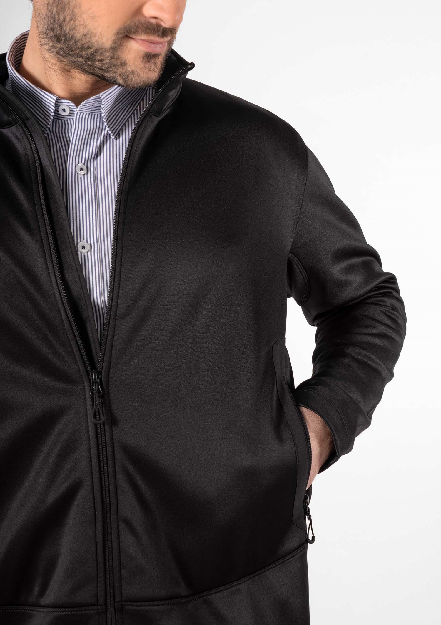 Aoraki Men's Fleece Jacket - black