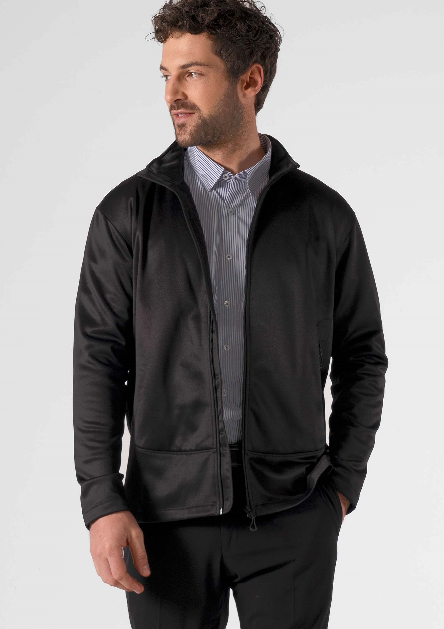 Aoraki Men's Fleece Jacket - black