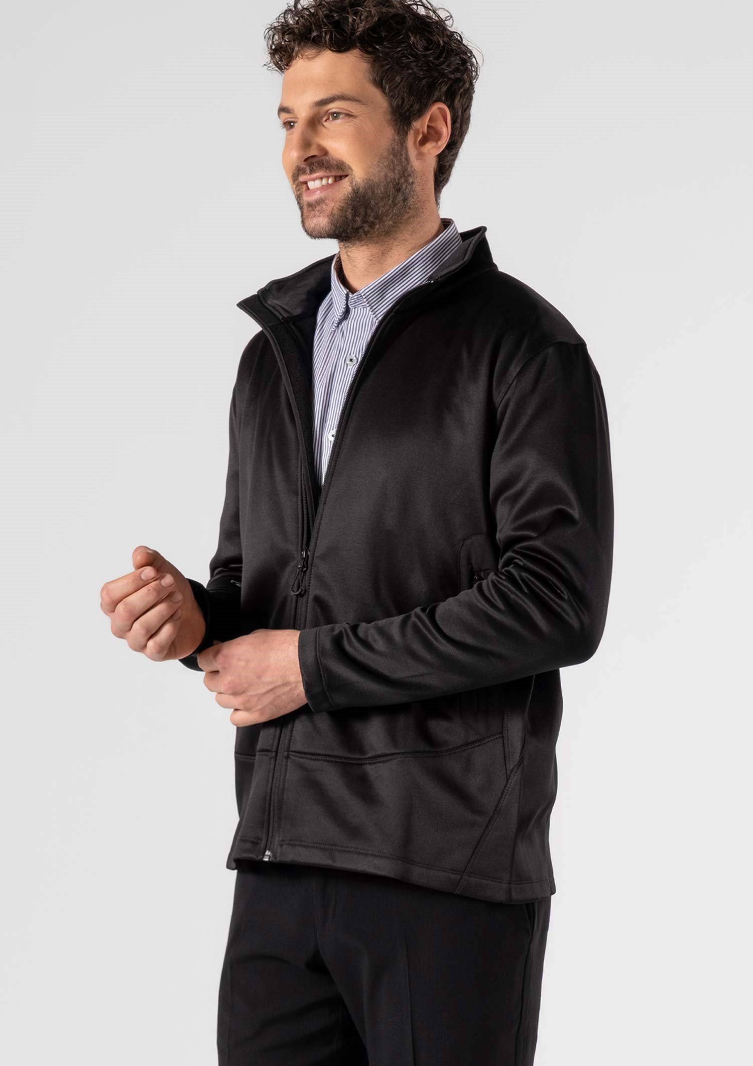 Aoraki Men's Fleece Jacket - black