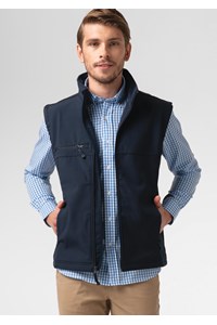 Everest Men's Soft Shell Vest - navy