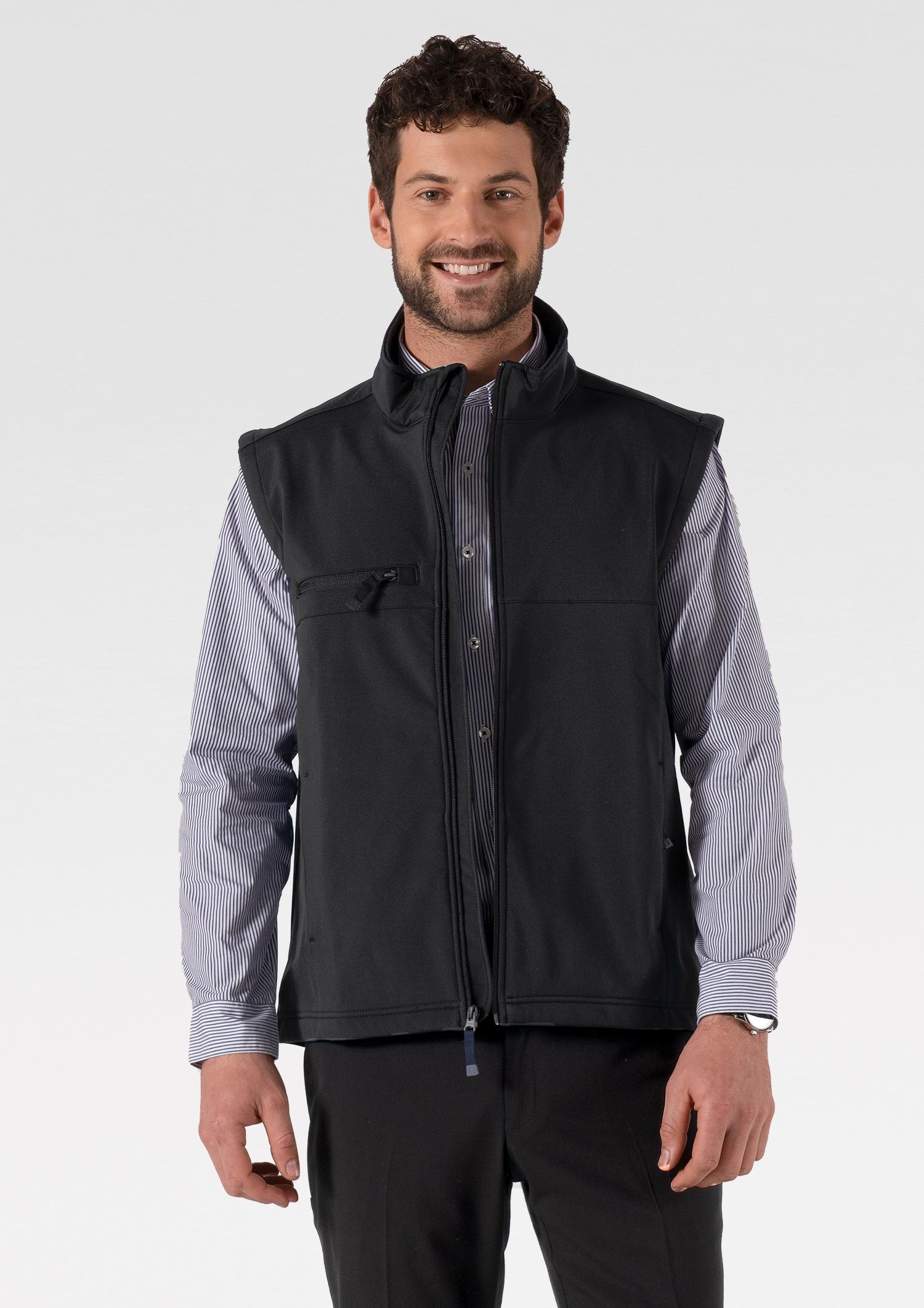 Everest Men's Soft Shell Vest - black