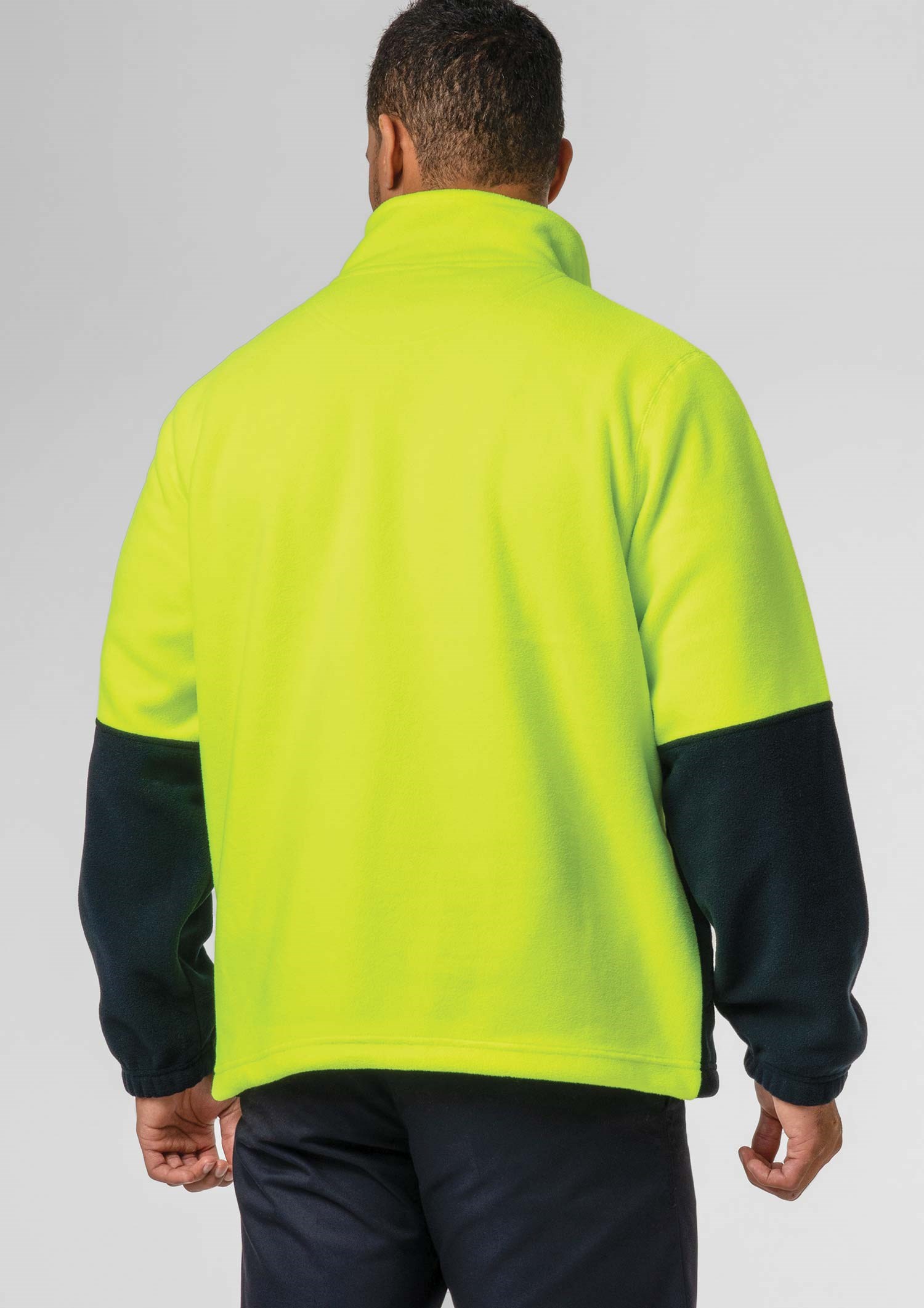 Hi Vis Day Fleece Top - yellow/navy