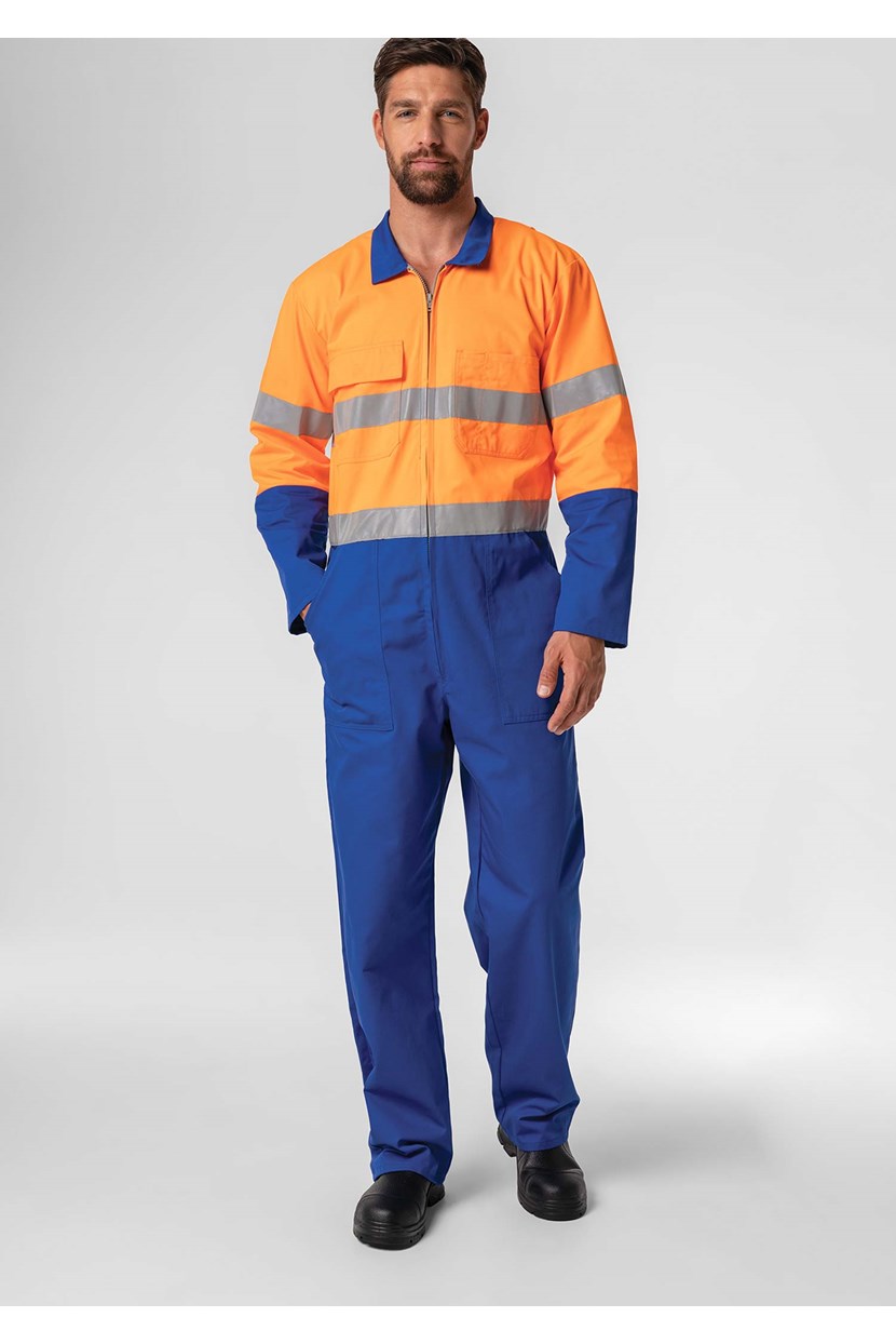 High Vis Day/Night Poly-Cotton Zip Overall