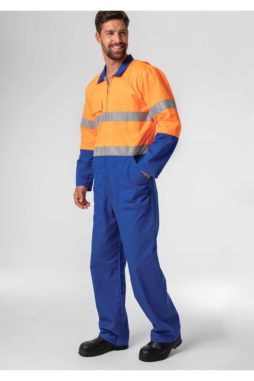 High Vis Day/Night Poly-Cotton Zip Overall
