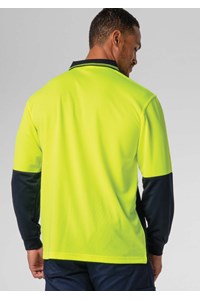 Hi Vis Day Polo - yellow/navy