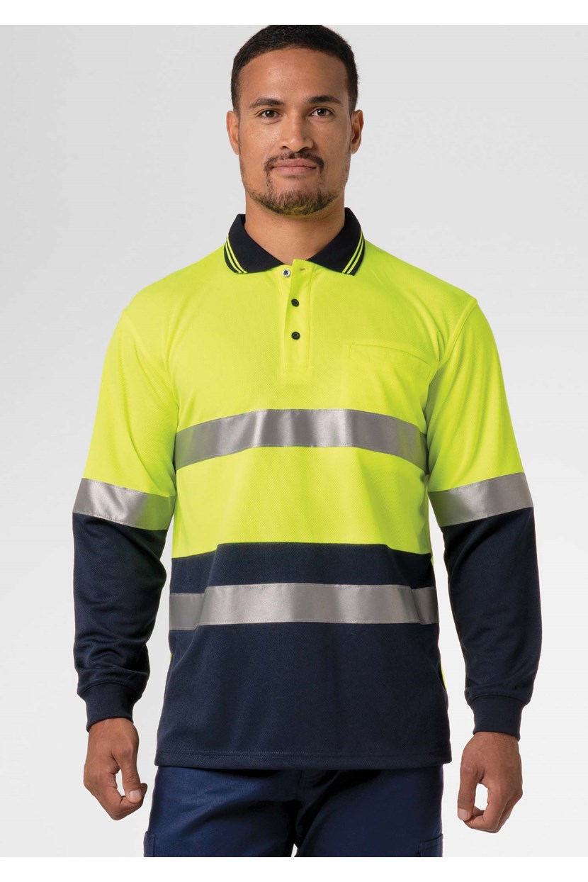 High Vis Day/Night Long Sleeve Polo