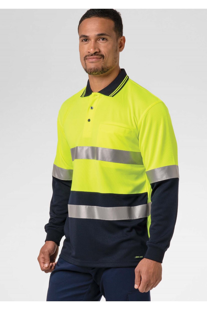High Vis Day/Night Long Sleeve Polo