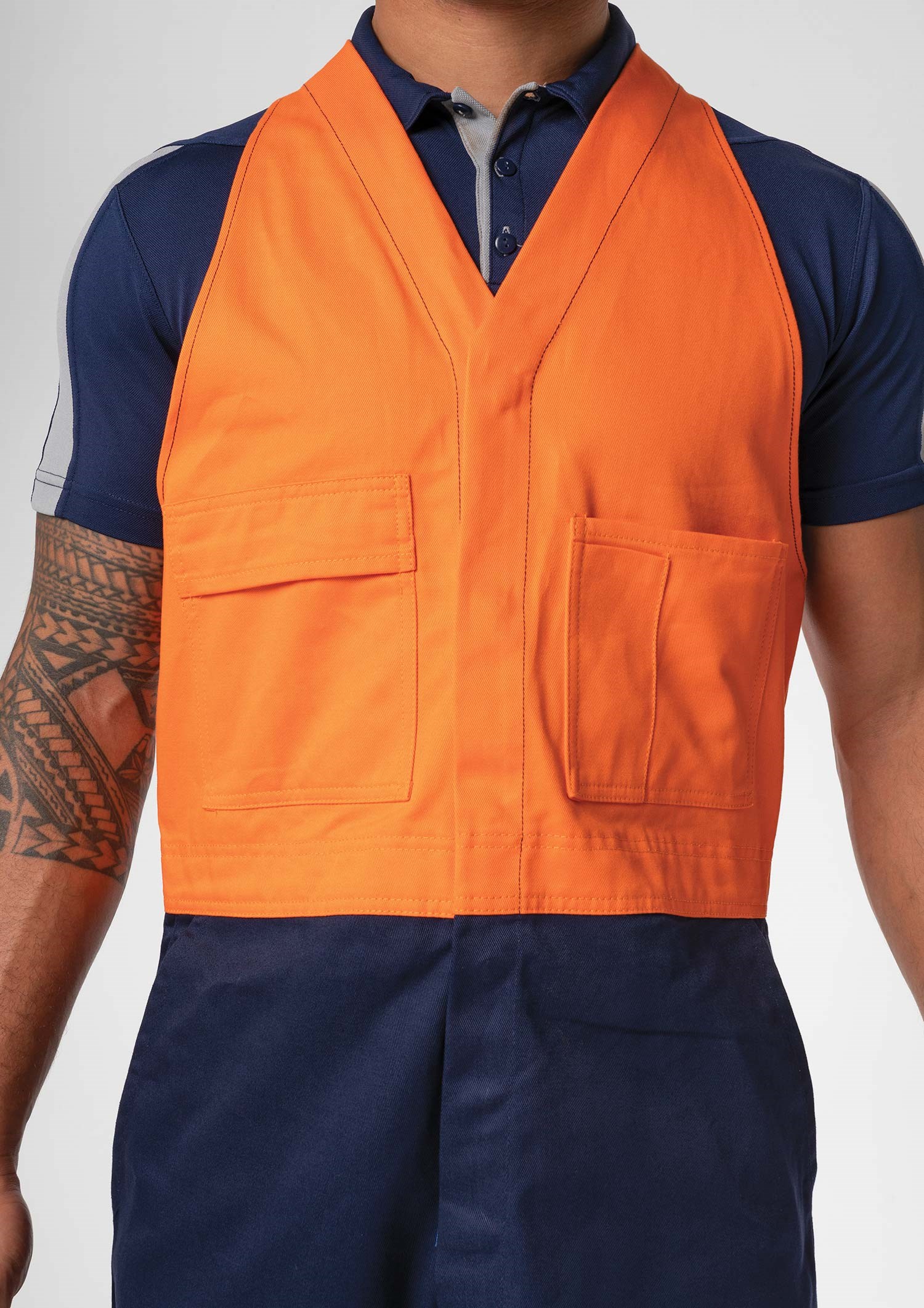 Hi Vis Day Roughall - navy/orange