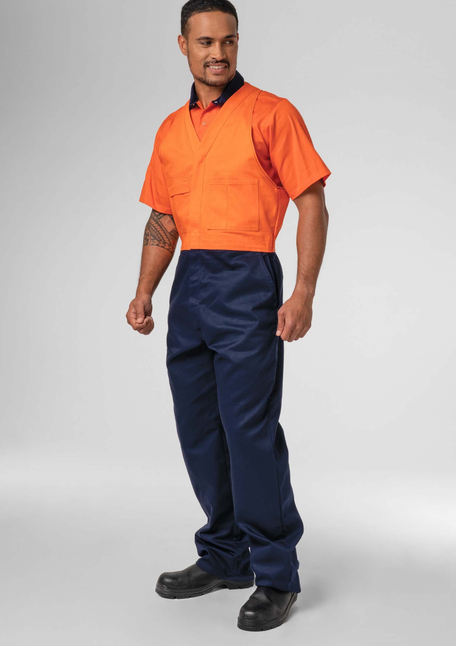 Hi Vis Day Roughall - navy/orange