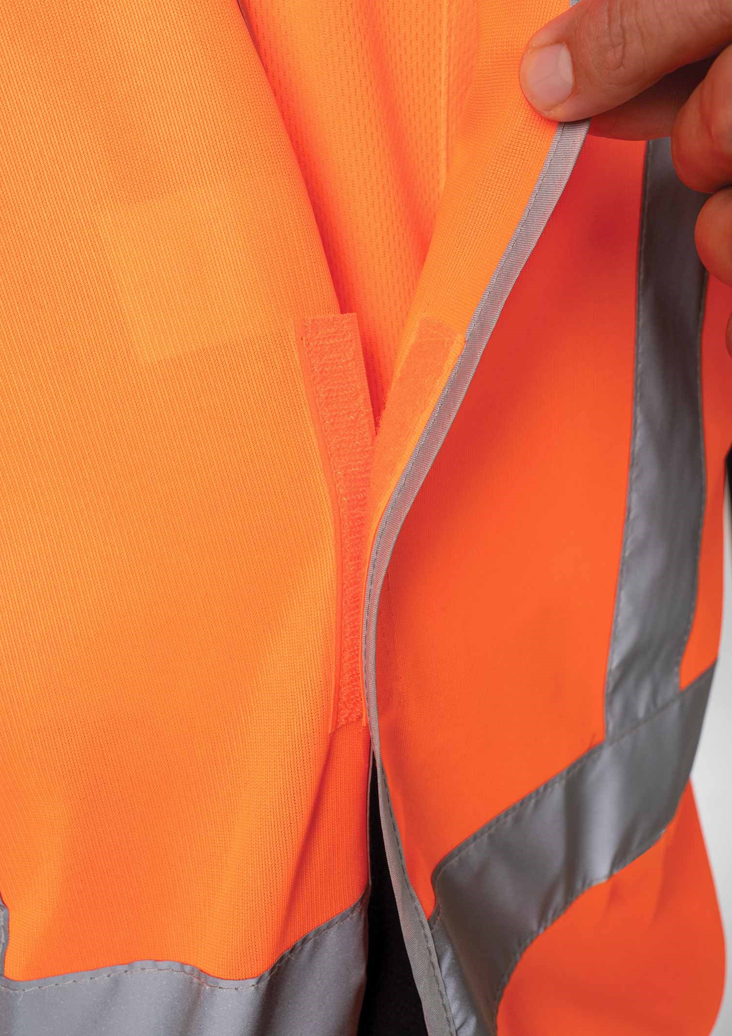 High Vis Safety Vest - compliant orange