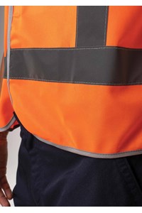High Vis Safety Vest - compliant orange