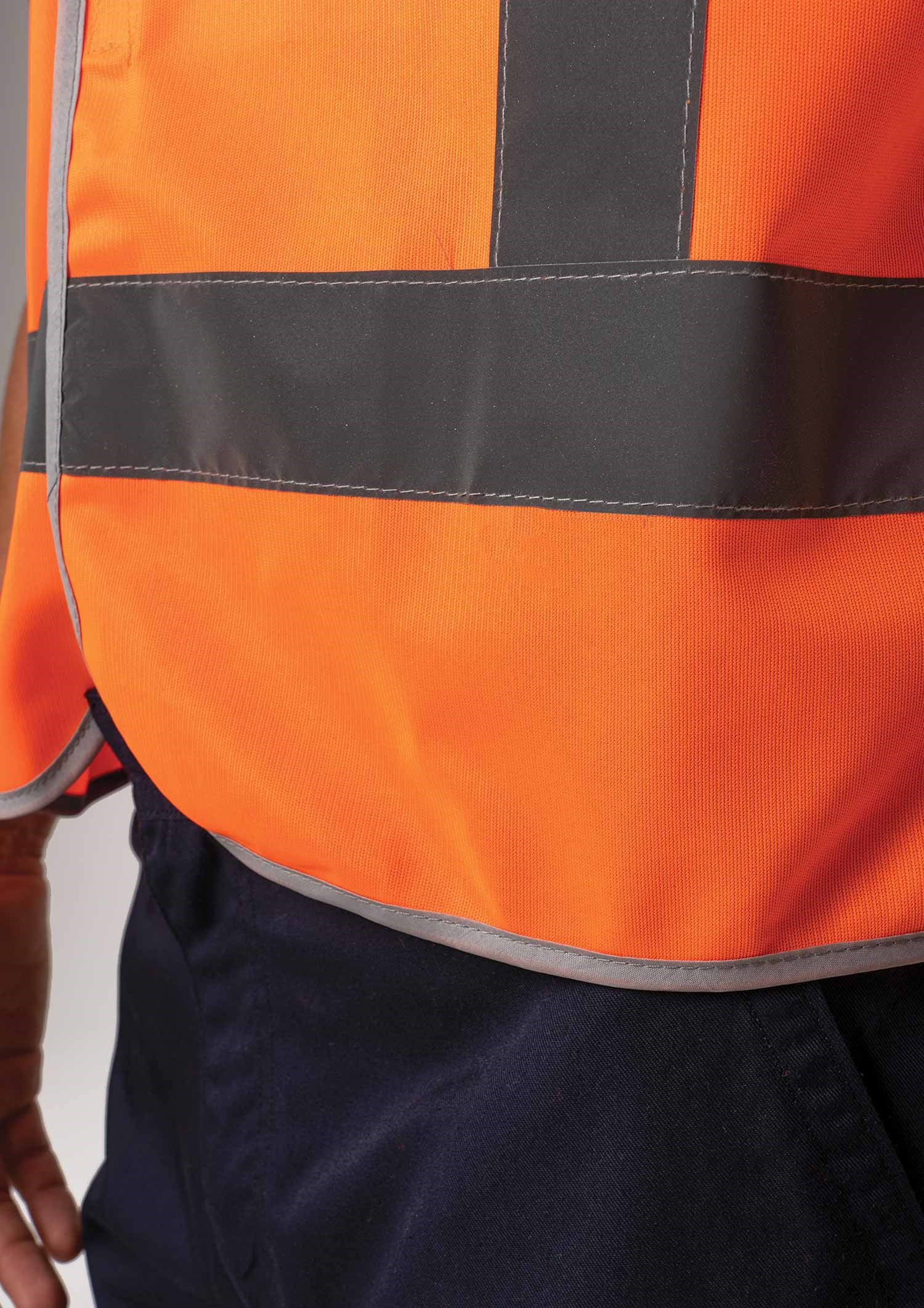 High Vis Safety Vest - compliant orange