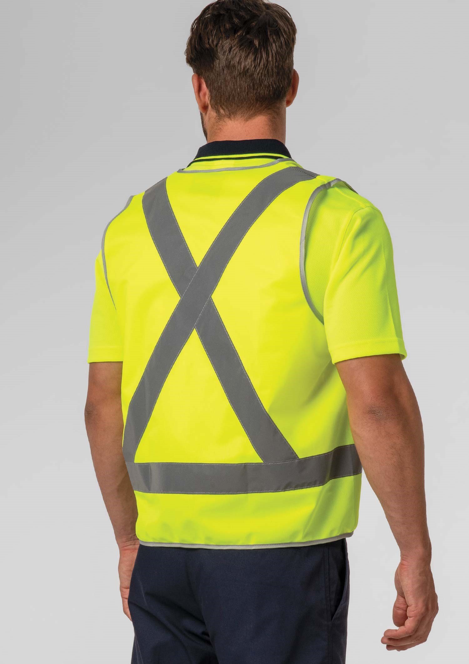 High Vis Safety Vest - compliant yellow