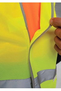 High Vis Safety Vest - compliant yellow