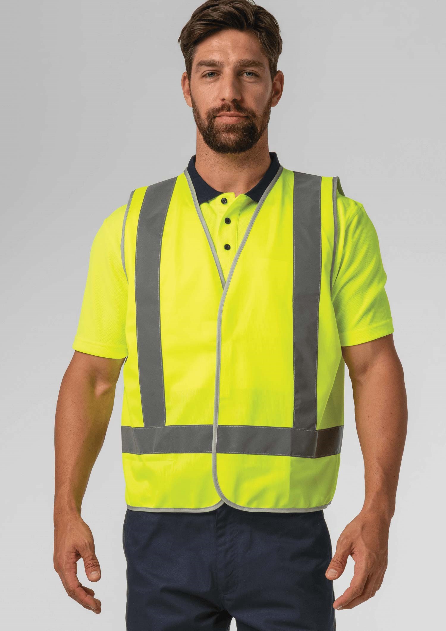 High Vis Safety Vest - compliant yellow