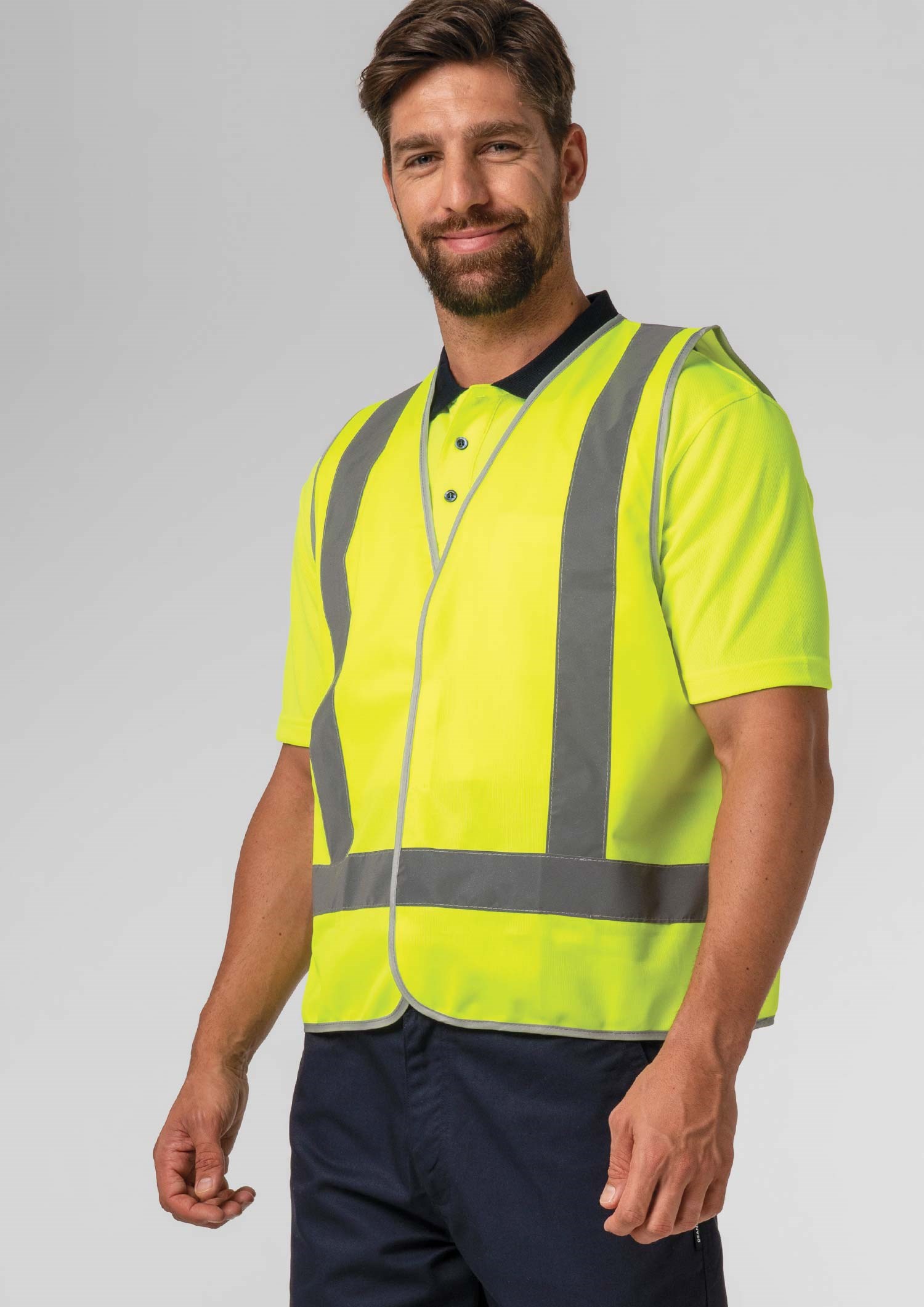 High Vis Safety Vest - compliant yellow