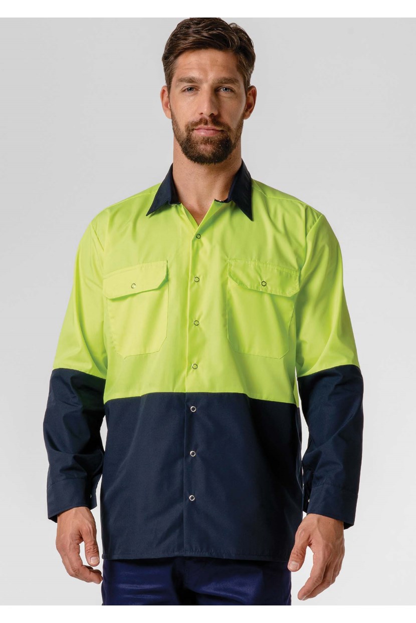 Hi Vis Day Domed Work Shirt