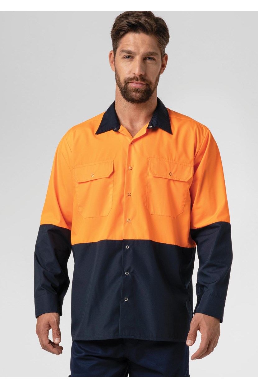 Hi Vis Day Domed Work Shirt