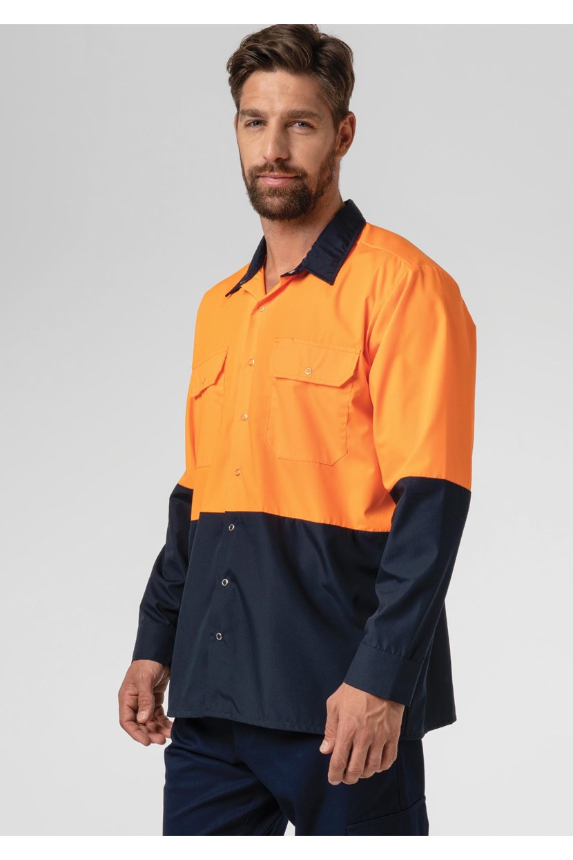 Hi Vis Day Domed Work Shirt