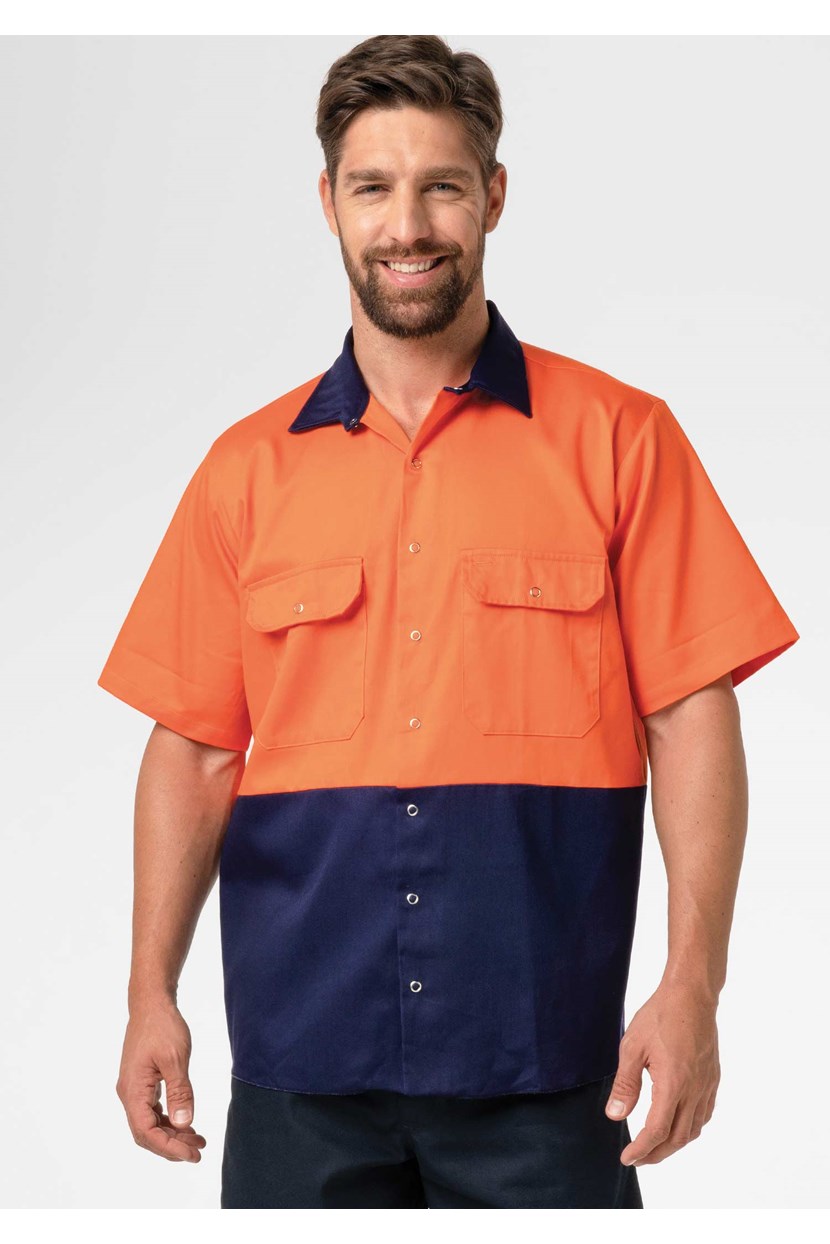 Hi Vis Day Domed Work Shirt