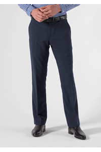 Soft Suiting Men's Twin Pleat Pant - navy
