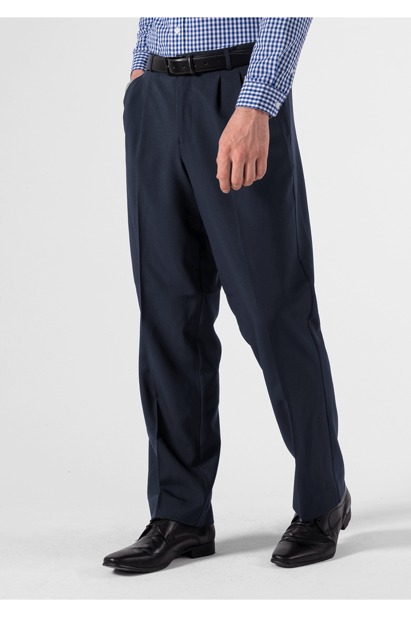Soft Suiting Men's Twin Pleat Trouser
