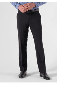 Soft Suiting Men's Twin Pleat Pant - black