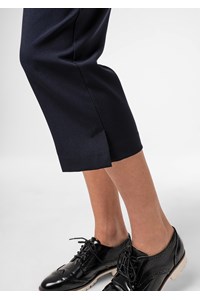 Soft Suiting Women's Crop Pant - navy
