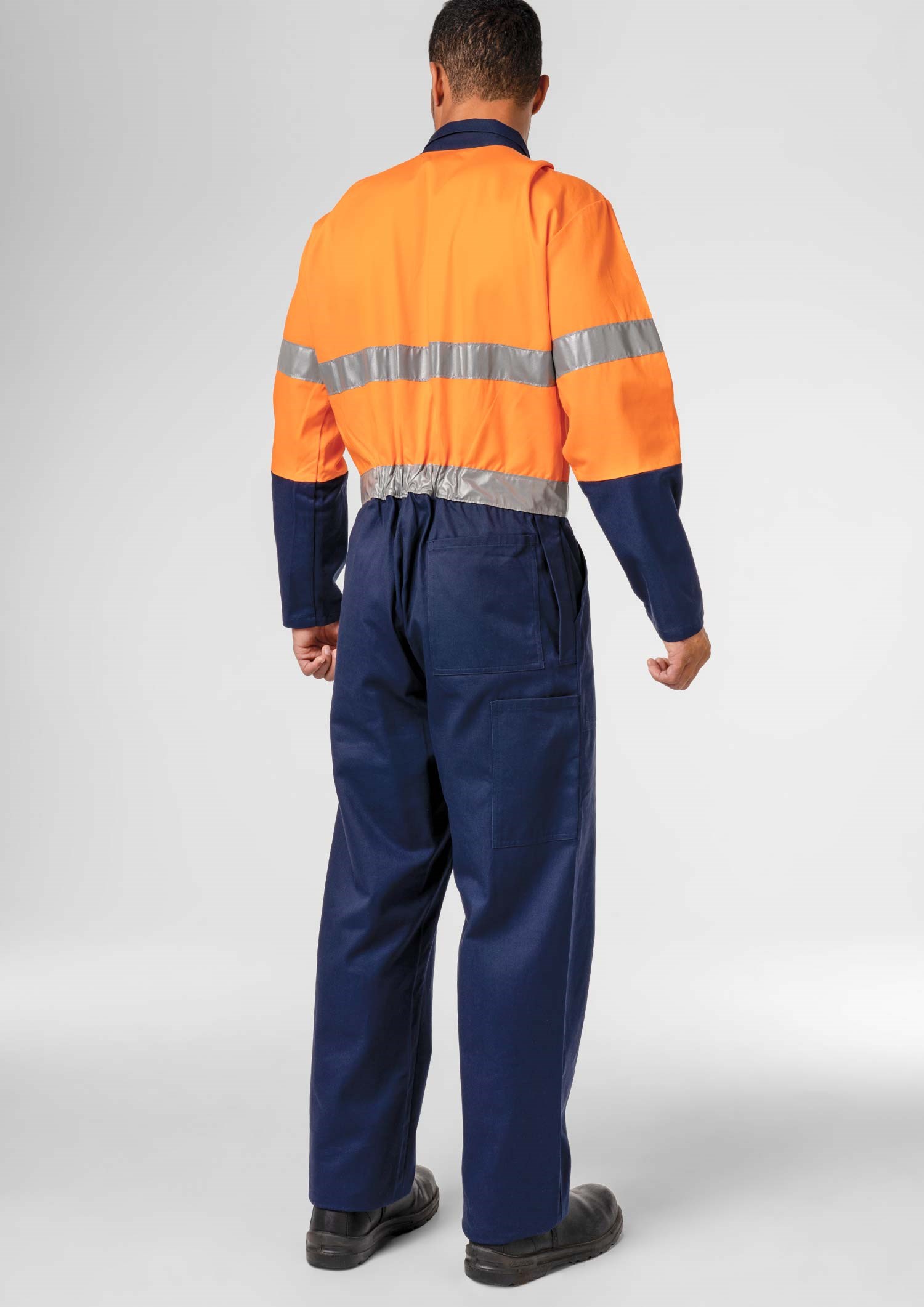 Worker By Deane Day/Night Overall - navy/orange