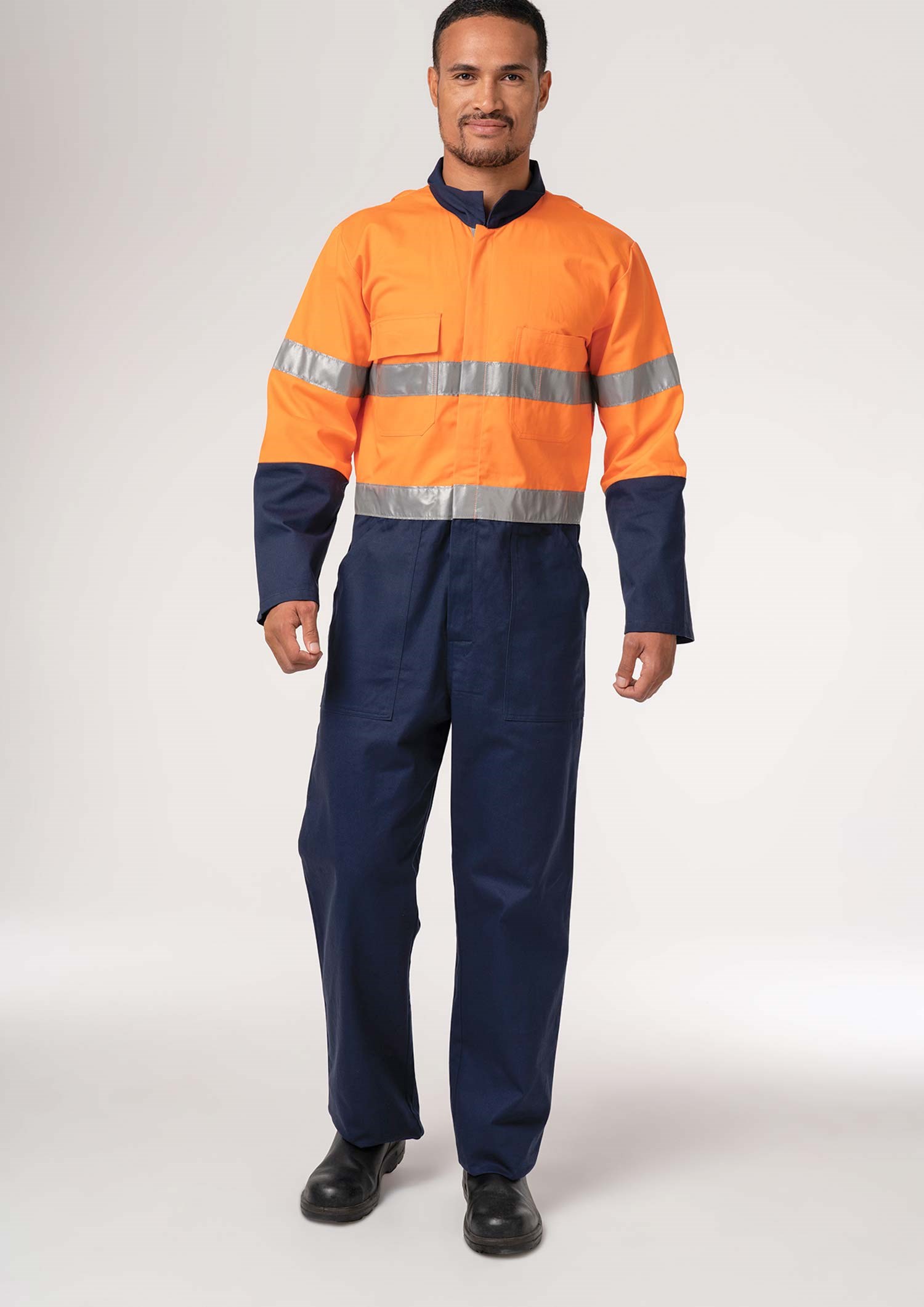 Worker By Deane Day/Night Overall - navy/orange