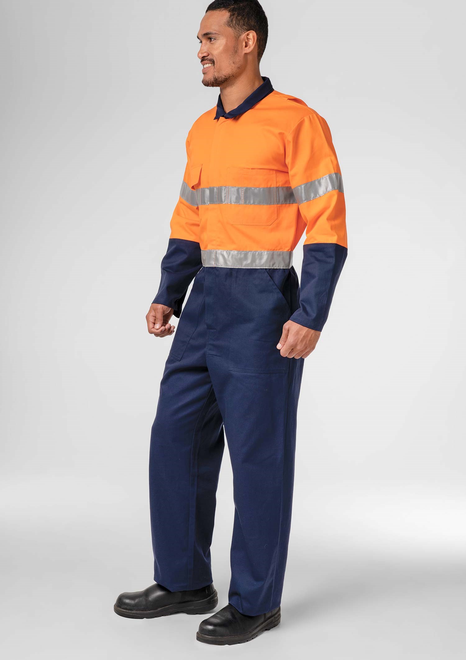 Worker By Deane Day/Night Overall - navy/orange