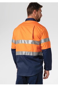 Worker By Deane Day/Night Work Shirt - orange/navy