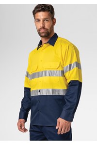 Worker By Deane Day/Night Work Shirt - yellow/navy